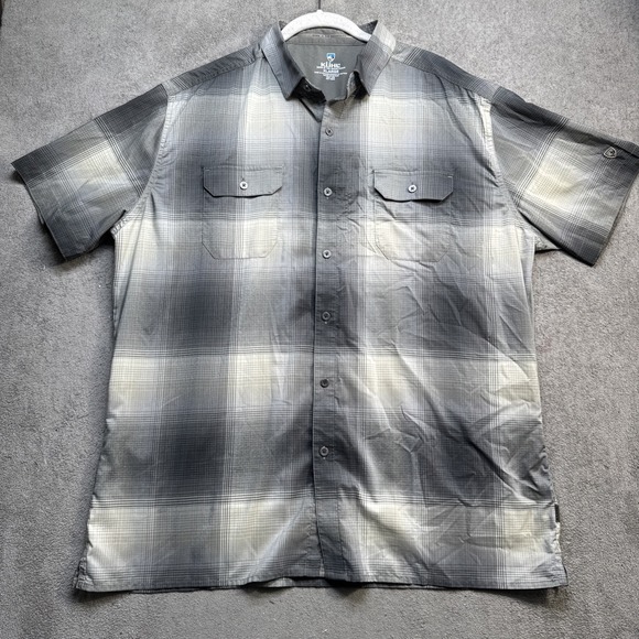 Kuhl Other - Kuhl Men's Plaid Button Down Shirt Short Sleeve Outdoor Hiking XL